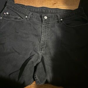 Ralph Lauren Men's Black Relaxed Jeans